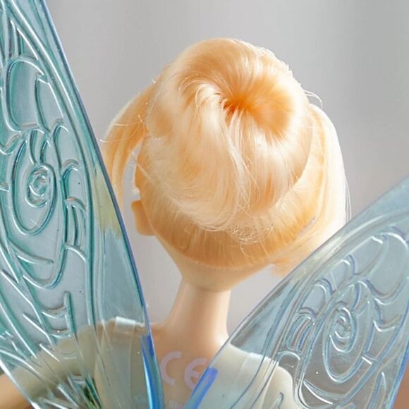 Tinker Bell Classic Doll & Brush Disney Store Peter Pan 10'' NIB Sealed NEW - Picture 5 of 9